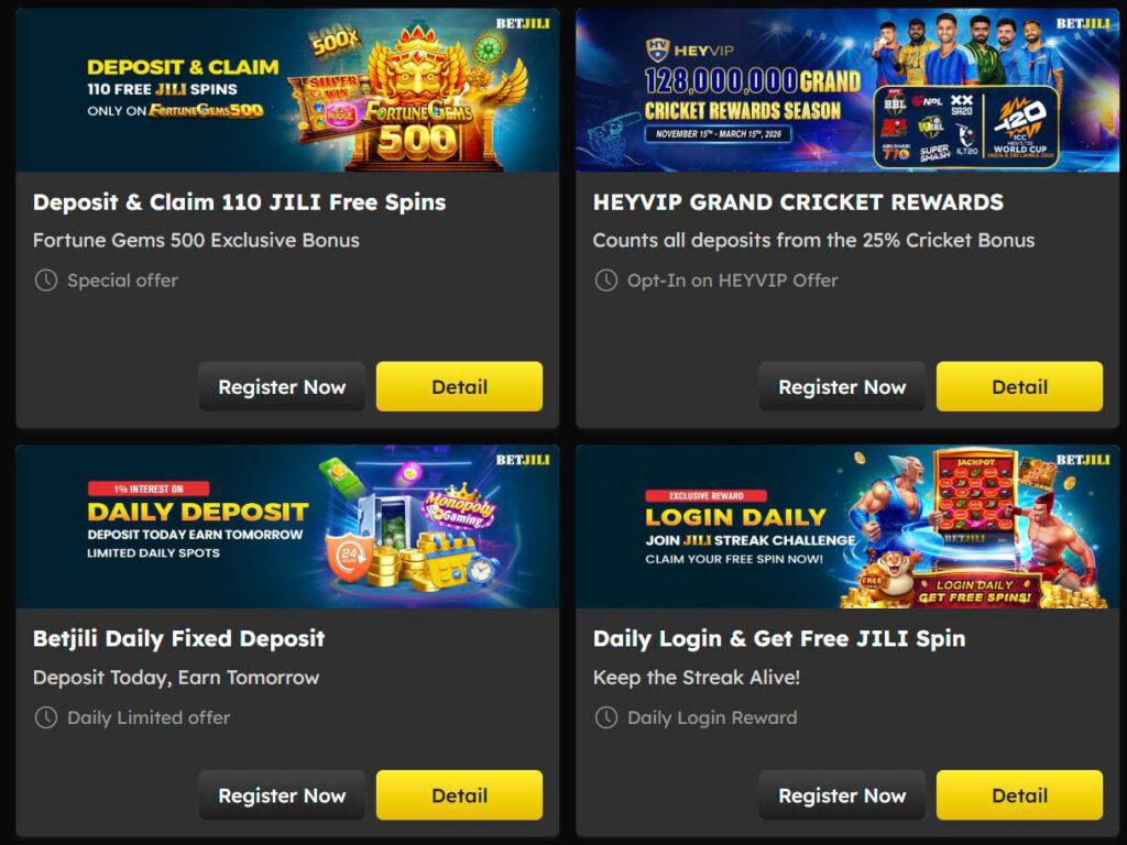 welcome offers betjili
